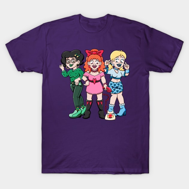 The Super Chicks T-Shirt by atomiqueacorn